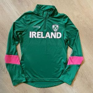 Ireland mock zip long sleeve 🇮🇪